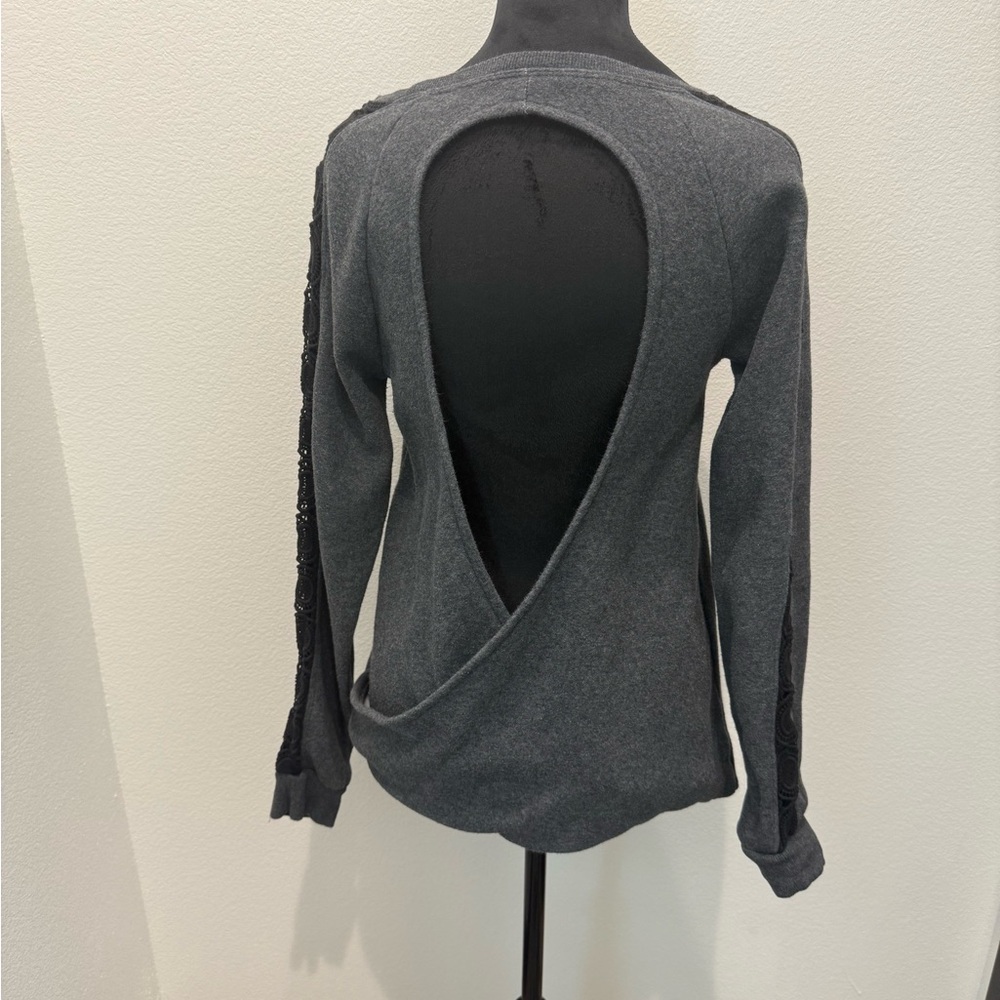 Gray Long Sleeve Sweater